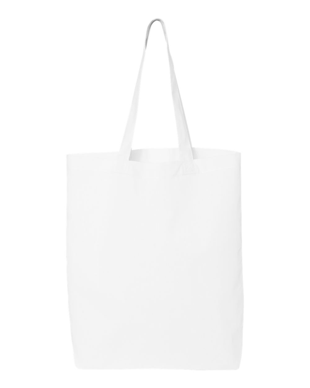 Q-Tees QTBG 12L Economical Tote - White