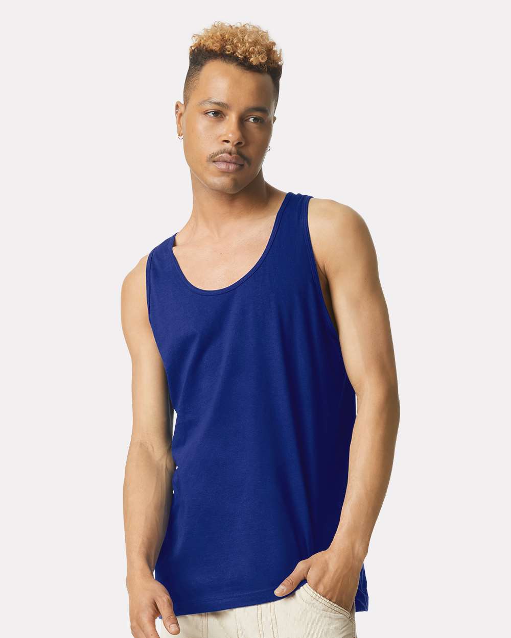 American Apparel 2408 Unisex Fine Jersey Tank - Lapis
