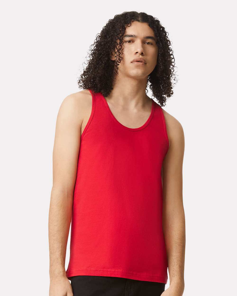 American Apparel 2408 Unisex Fine Jersey Tank - Red