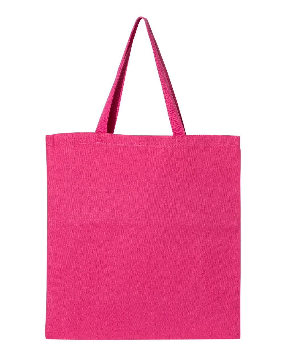 Q-Tees Q800 Promotional Tote - Hot Pink