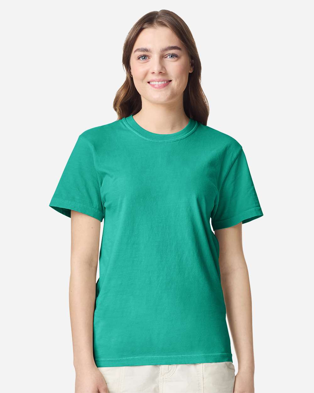 Comfort Colors 1717 Unisex Garment-Dyed Heavyweight T-Shirt - Island Green