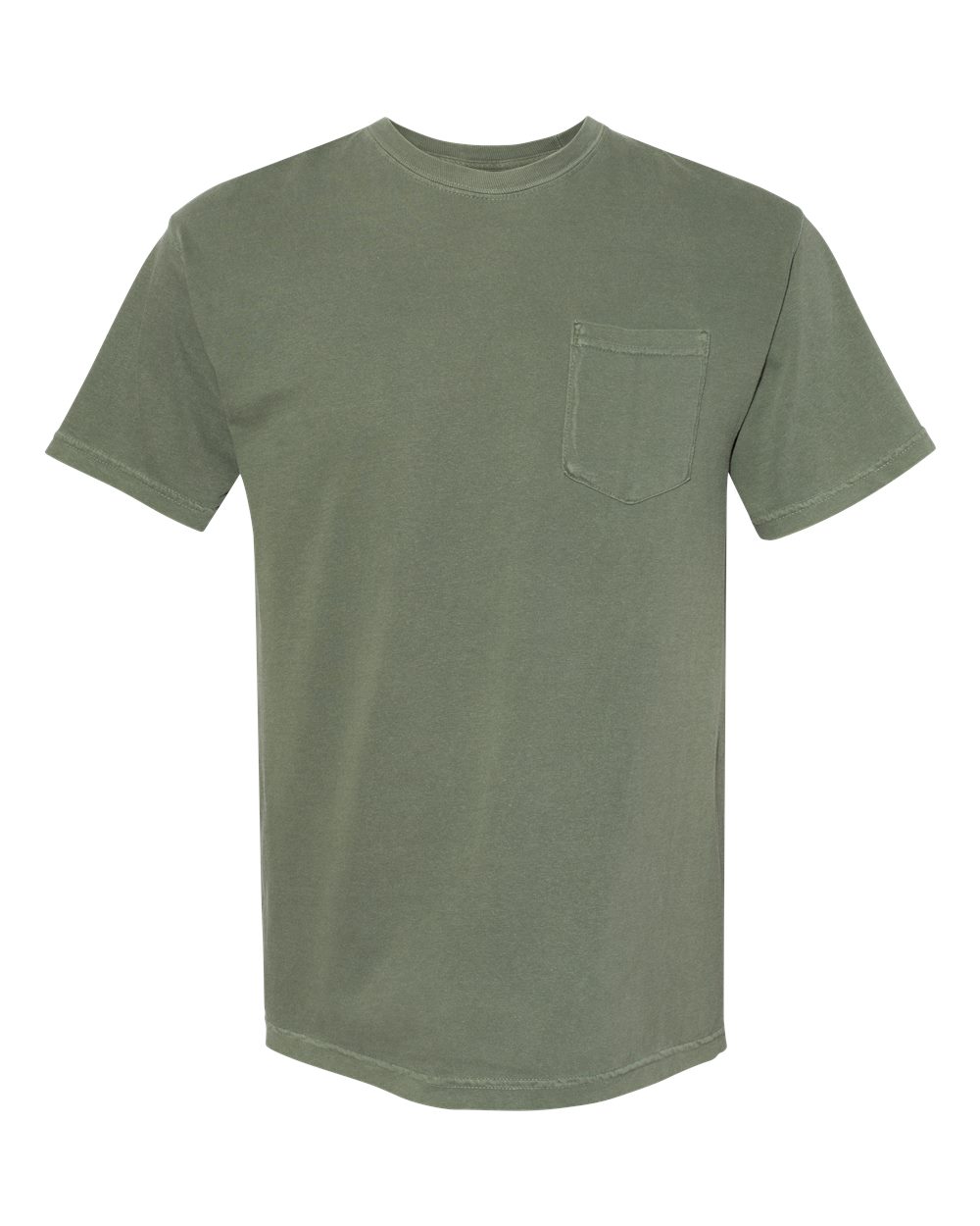 Comfort Colors 6030 Unisex Garment-Dyed Heavyweight Pocket T-Shirt - Moss