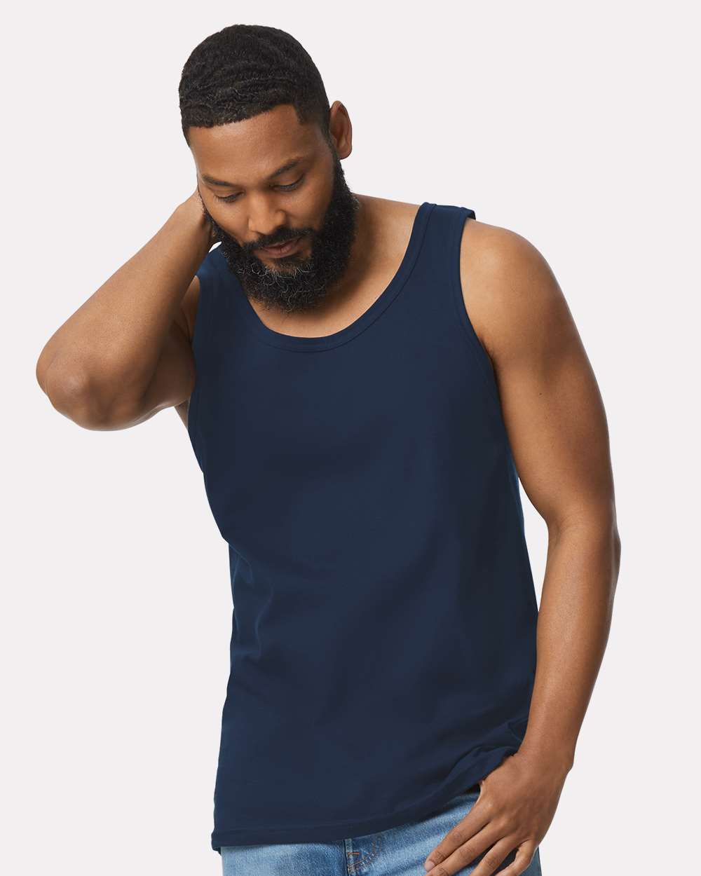 Gildan 64200 Unisex Softstyle® Tank Top - Navy