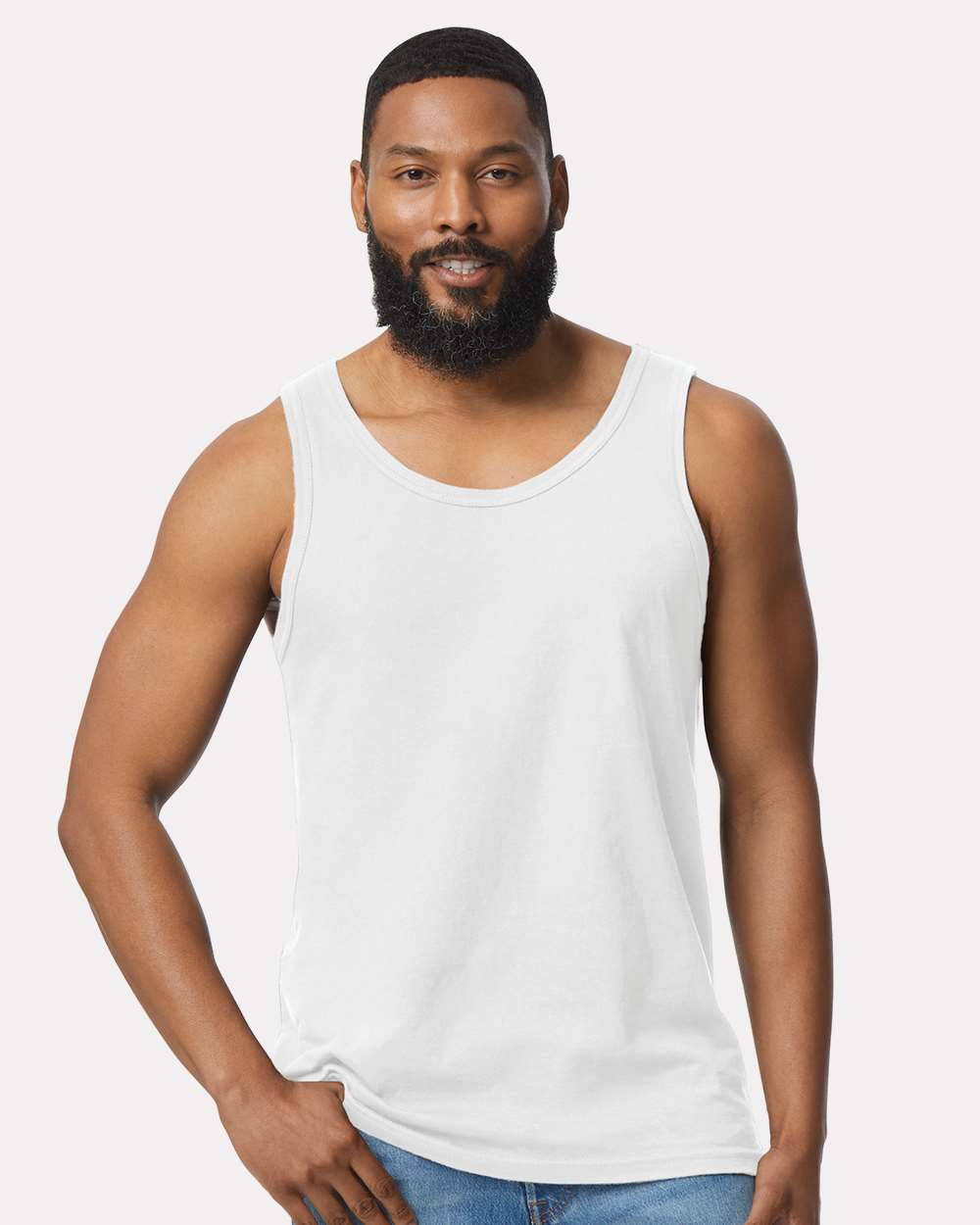Gildan 64200 Unisex Softstyle® Tank Top - White