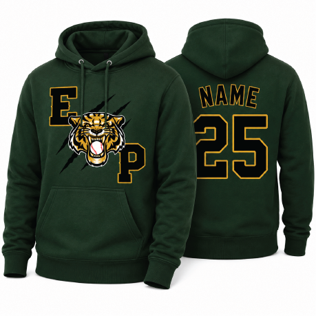 EP Baseball Fall Ball Hoodie - Green