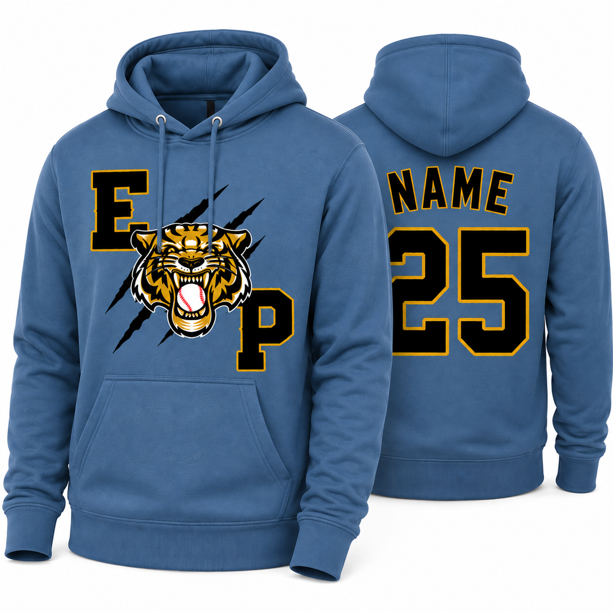 EP Baseball Fall Ball Hoodie - Air Force Blue