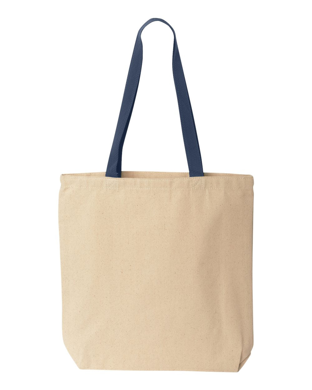 Liberty Bags Natural Tote with Contrast-Color Handles - 8868