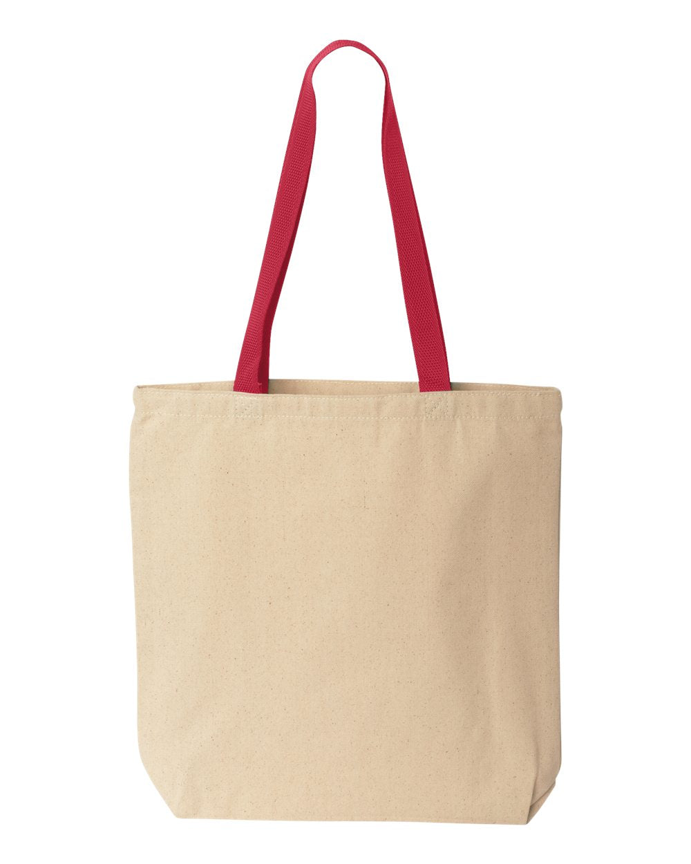 Liberty Bags Natural Tote with Contrast-Color Handles - 8868